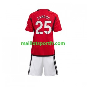 Maillot de Foot Manchester United Sancho 25 Enfant Domicile 2023/24